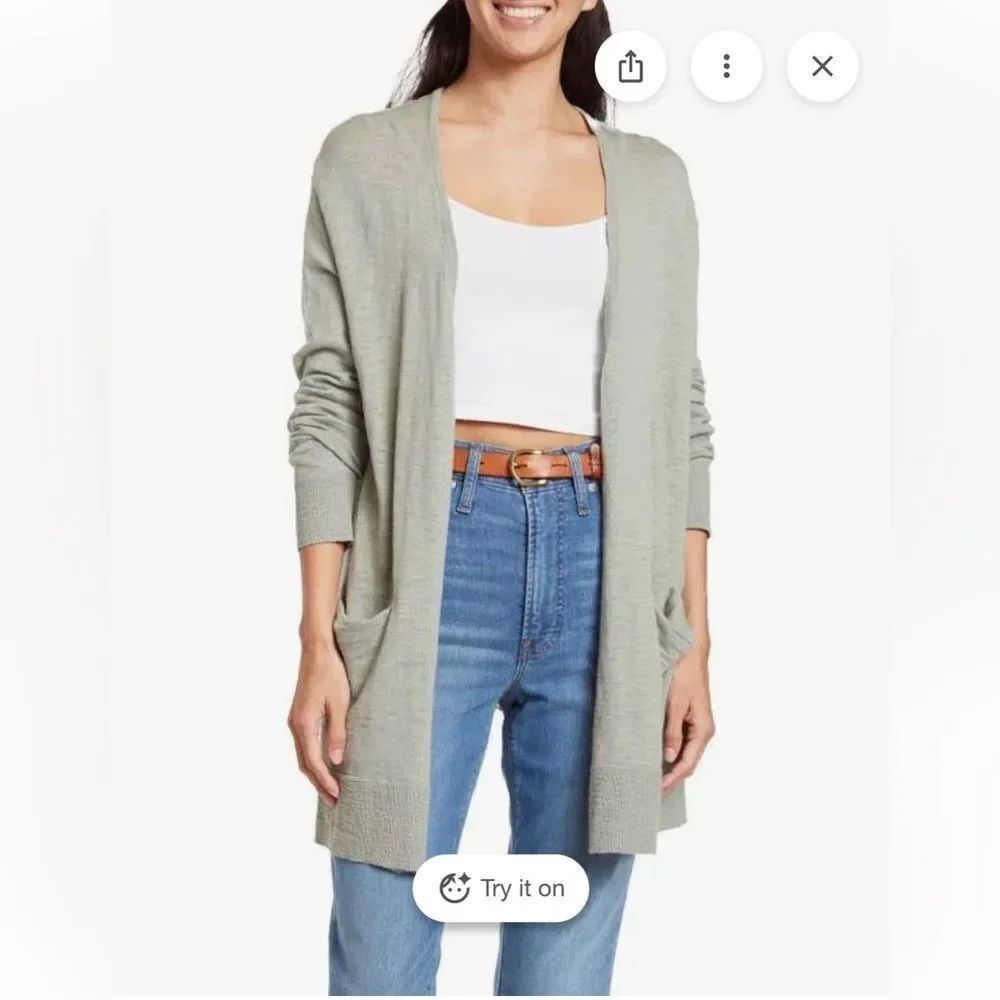 Madewell Summer Ryder Open Front Cardigan!